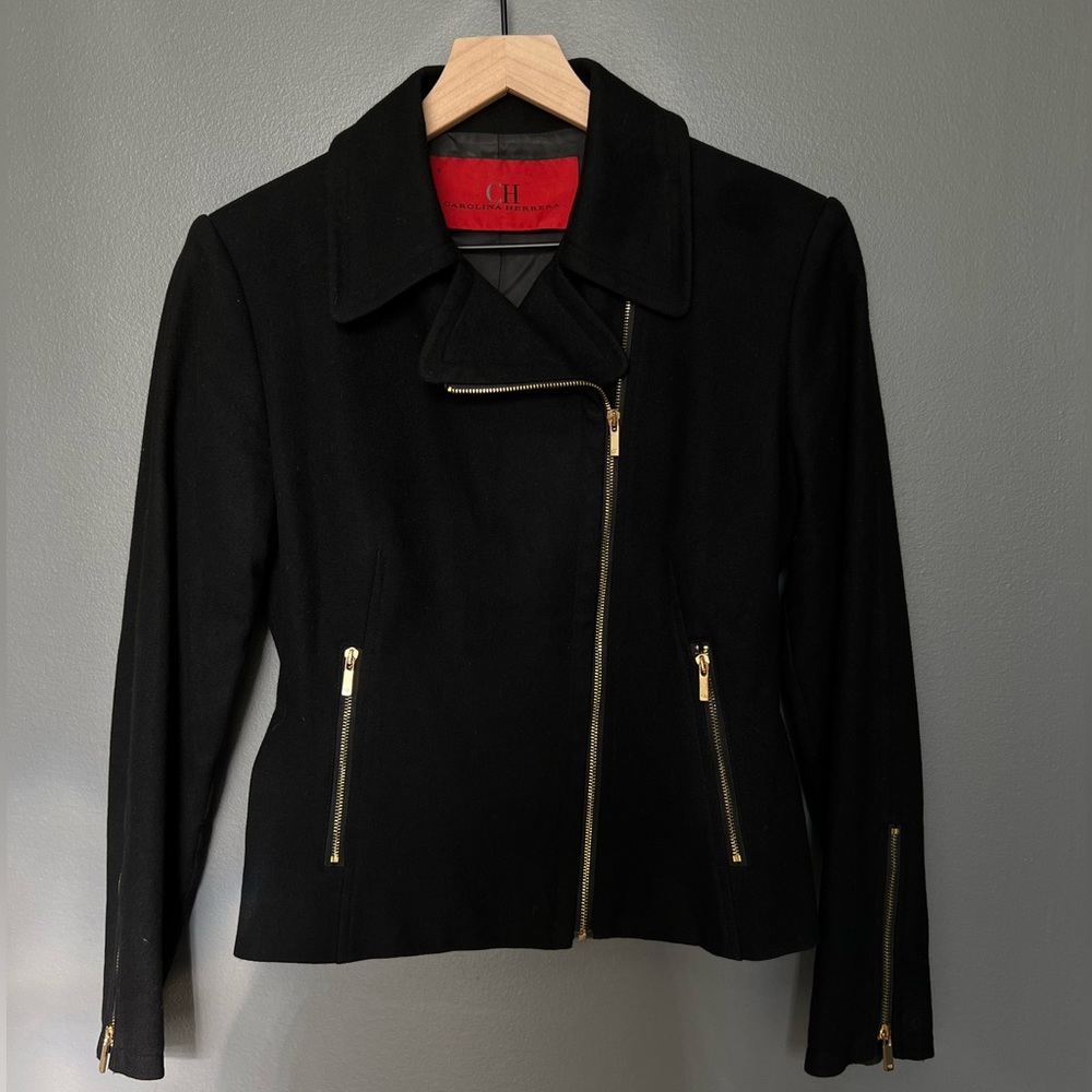 Carolina Herrera black jacket, size S